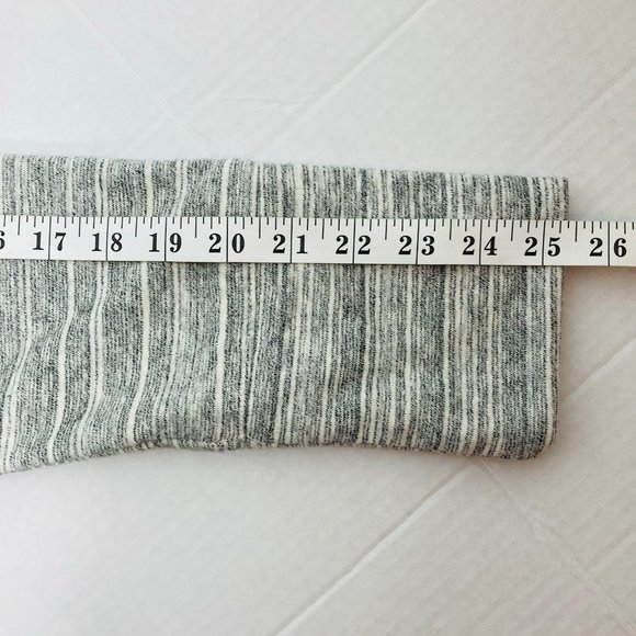 GAP Gray Striped Terry Moto Jacket NWT Sz L - Picture 5 of 9